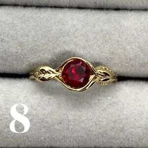 FJ Crackling Campfire Collection Ring, FLAMA, Size 8